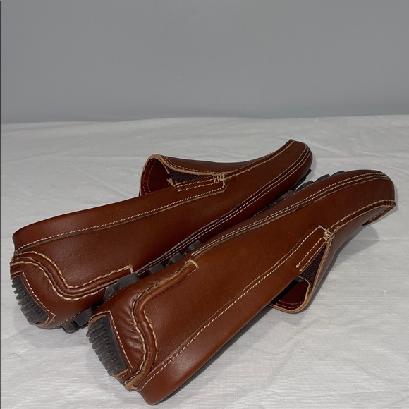 Minnetonka Men’s size 11.5 Brown Leather Loafers Driving Moccasins NEW main image 13